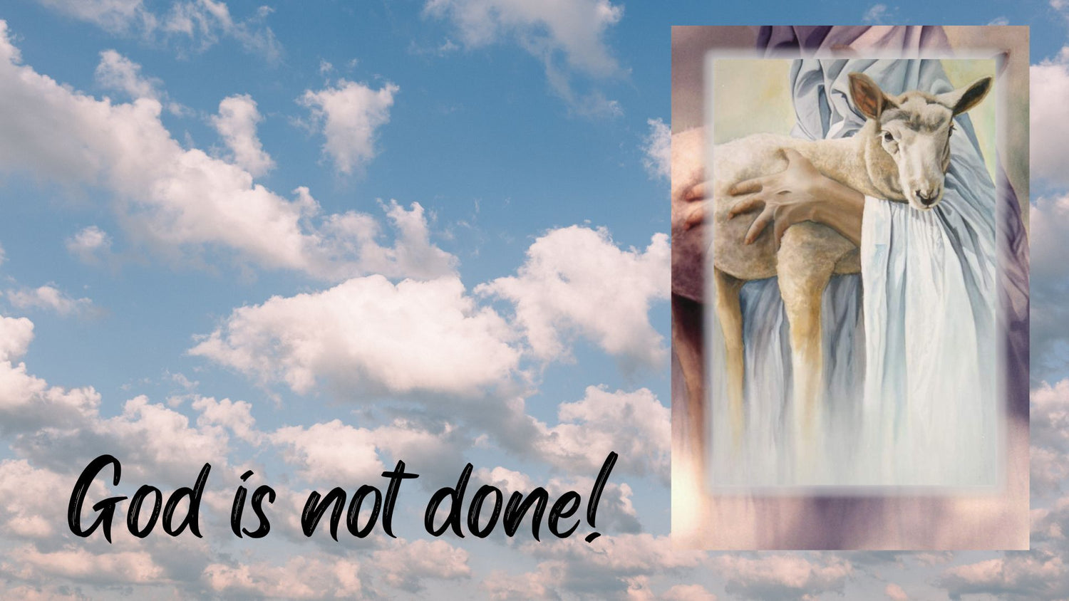 Mary Ellen tells the amazing and true story of the incredible event that happened after she painted 'The Good Shepherd'. This story is sure to encourage and uplift everyone in their walk of faith.